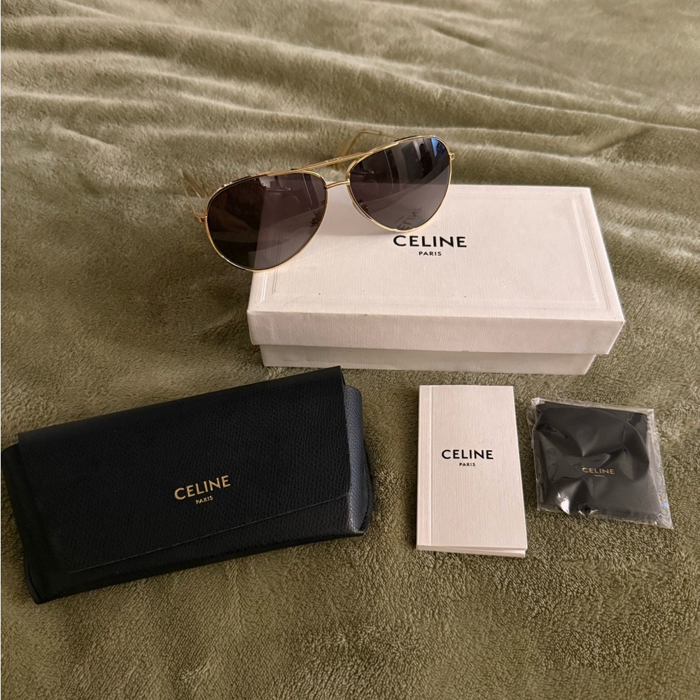 Celine Gold Frame Eyewear